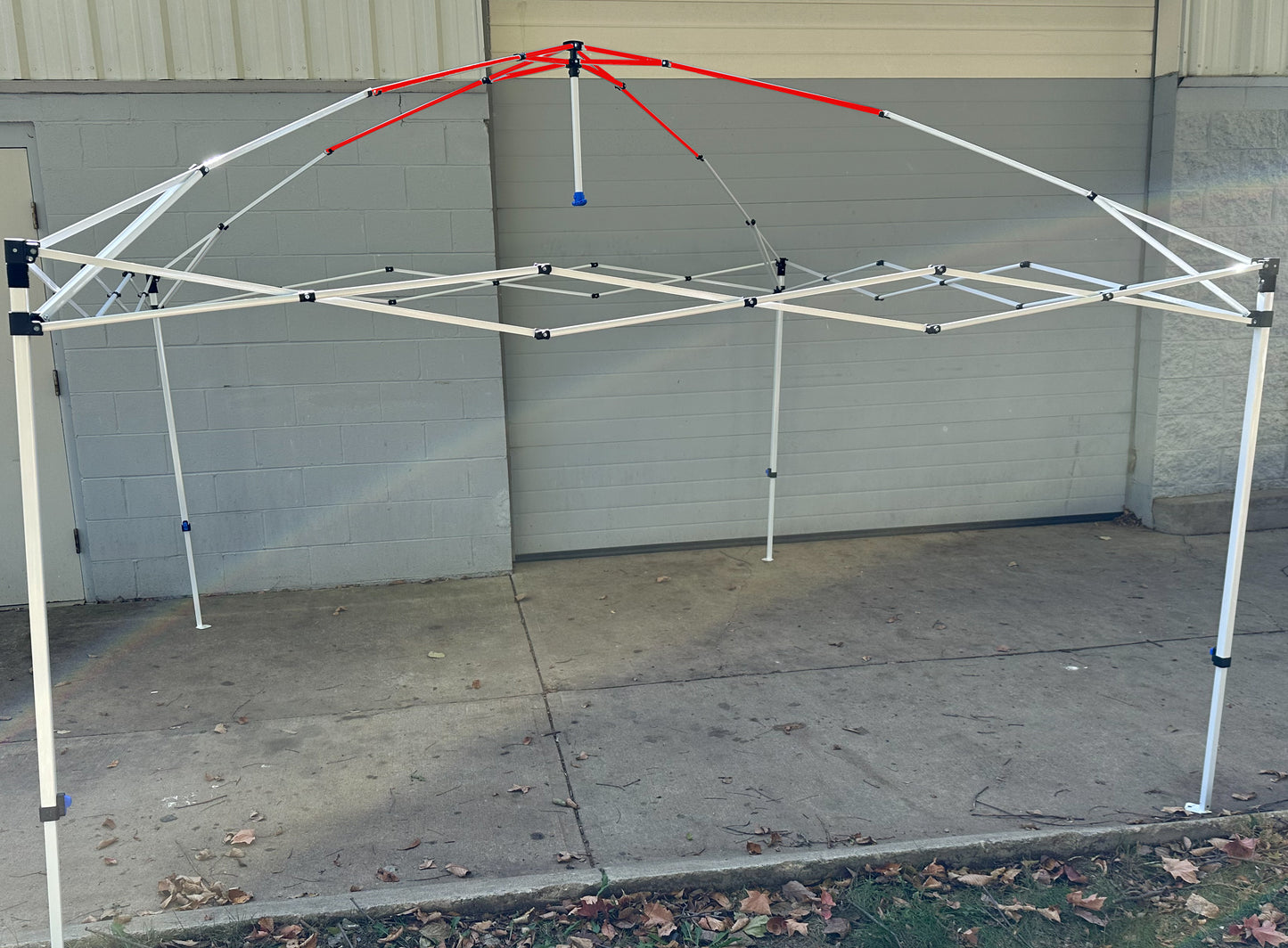 for Ozark Trail Simple Push 10x10 Instant Canopy Gazebo Upper Peak Truss Bars Metal Replacement Parts Black (Rounded)