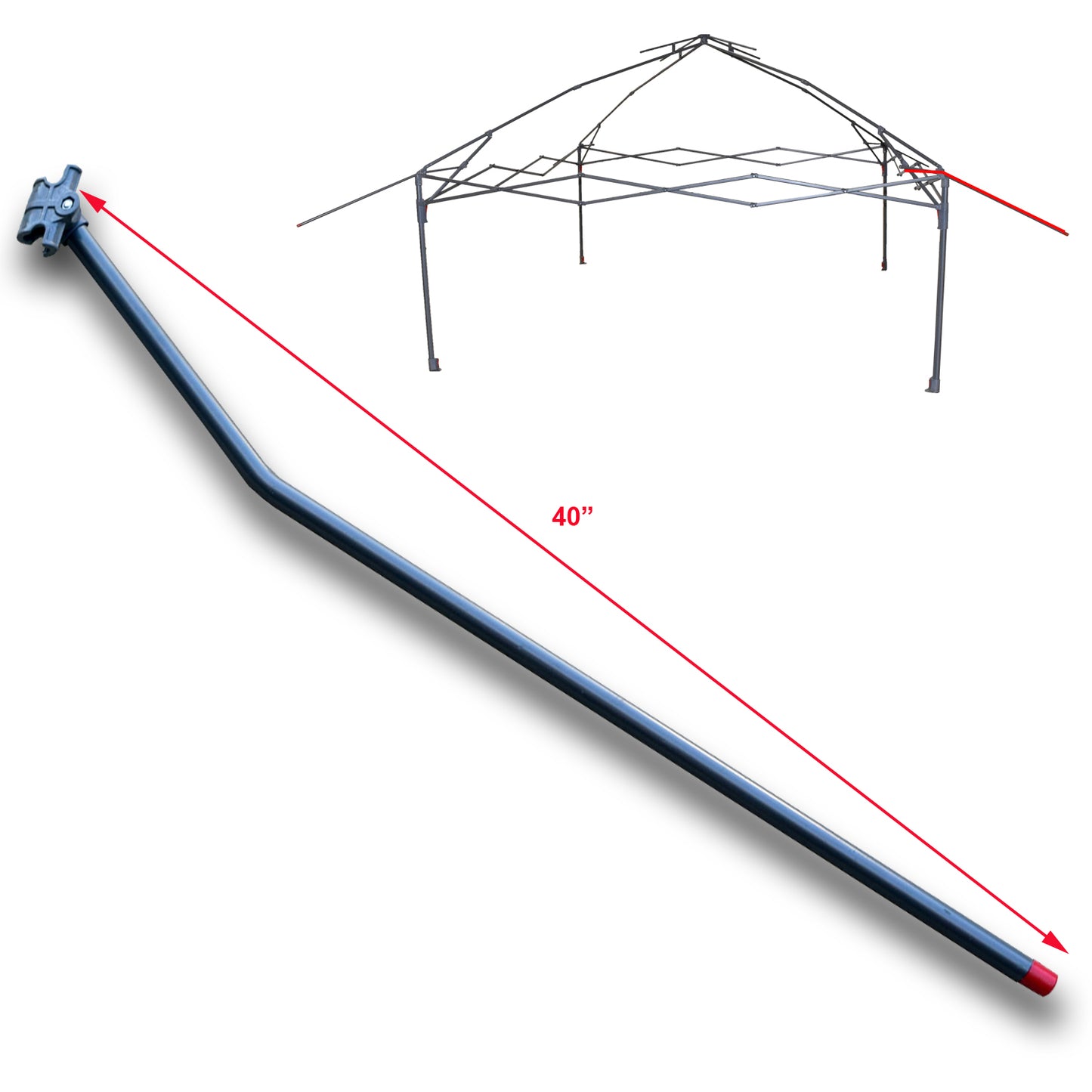 for Coleman 13' x 13' Shelter Straight Leg Instant Canopy Gazebo EXTEND LOWER ROOF POLE Part