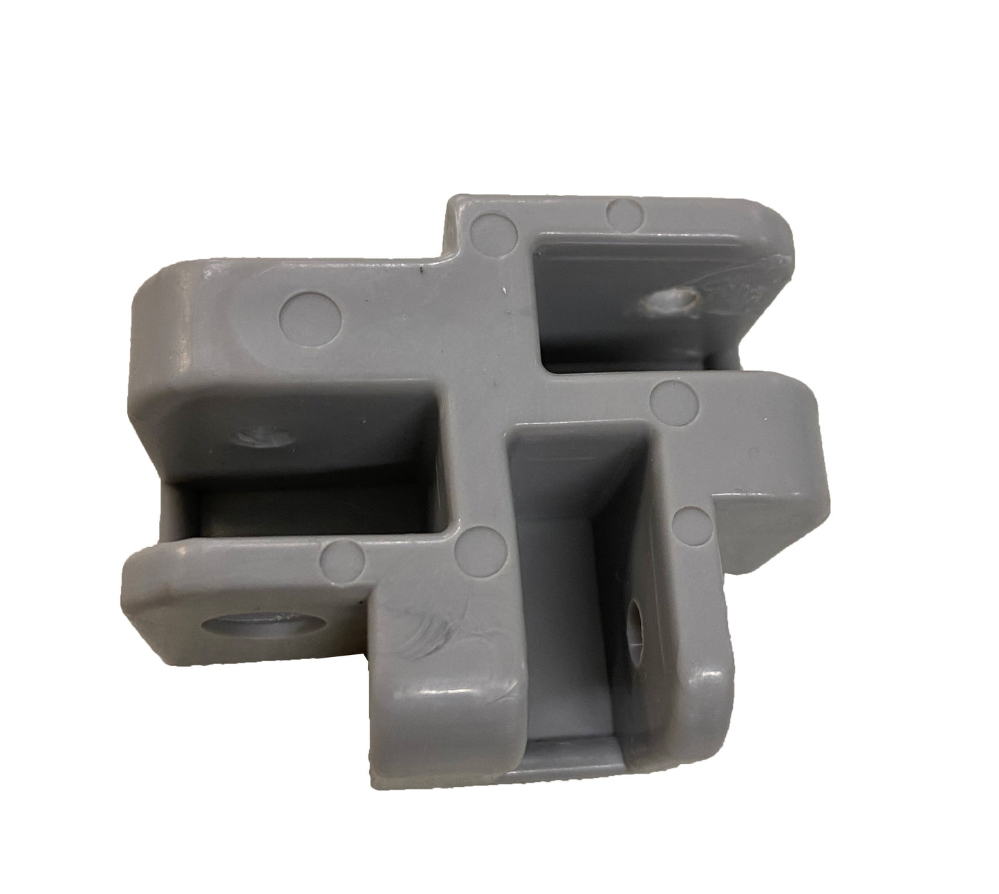 Canopy truss connector Part D O COBIZI 10x20 installed frame connection