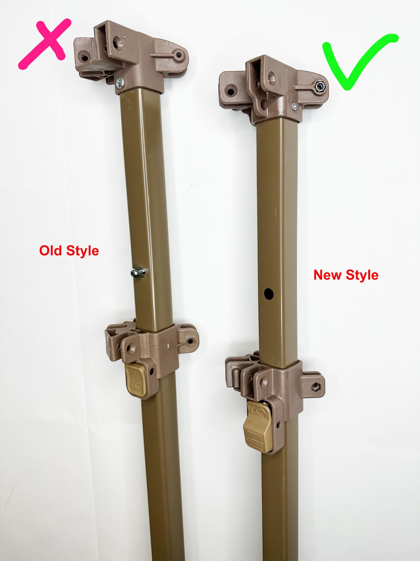 Ozark Trail 13' x 13' Chapter Pagoda Straight Leg Canopy EXTENDED ADJUSTABLE LEG Canopy Replacement Parts (New Style)