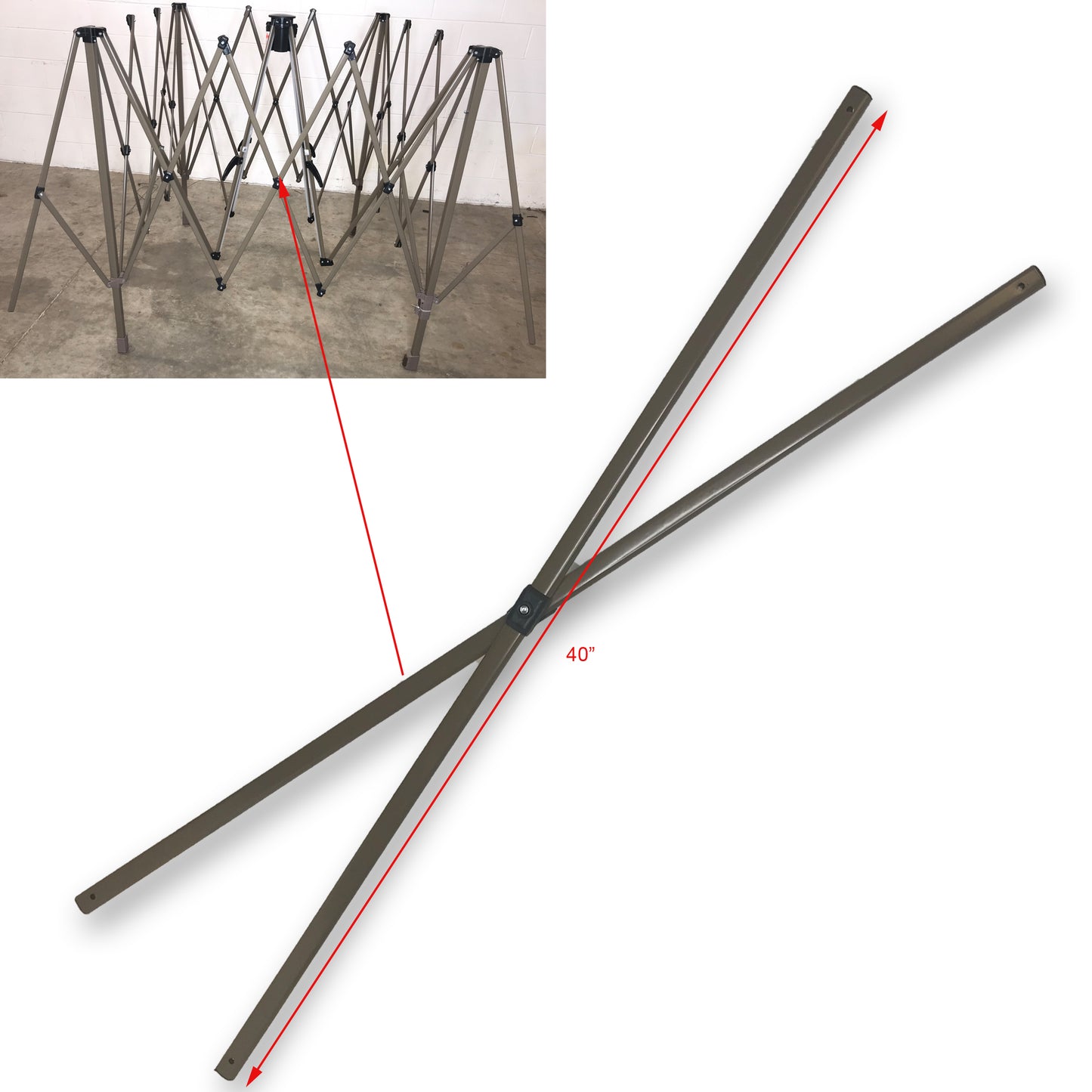 for Ozark Trail 14' X 14' Straight Leg Canopy Gazebo SIDE TRUSS Bar Replacement Parts Canopy Repair