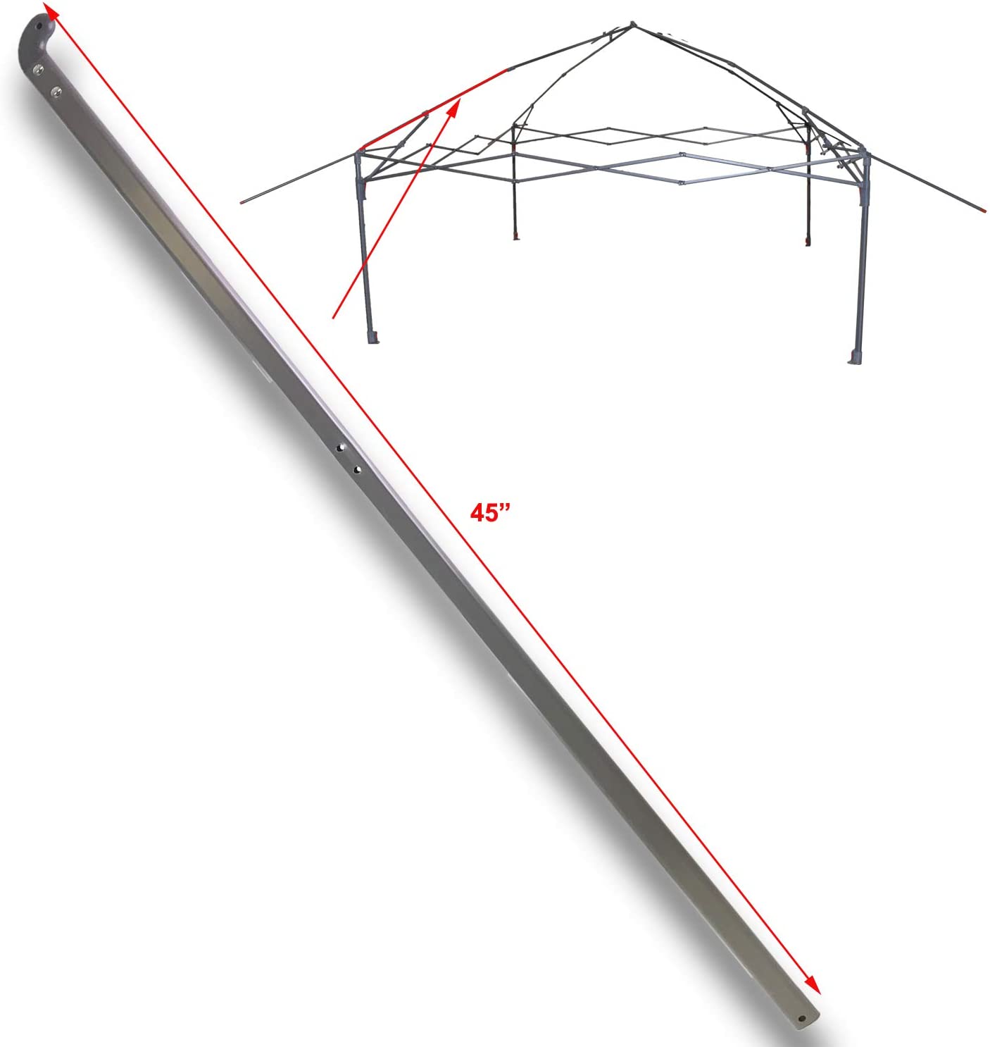 Coleman 13' x 13' Instant Eaved Shelter Canopy Costco Low Truss BAR Pole Piezas de repuesto