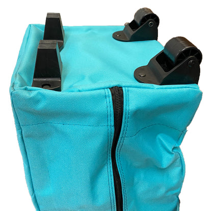 Bolsa de transporte con ruedas de 52 pulgadas para deportes académicos y actividades al aire libre, 10 pies x 10 pies, piezas de repuesto para toldo de pierna recta con un solo empuje
