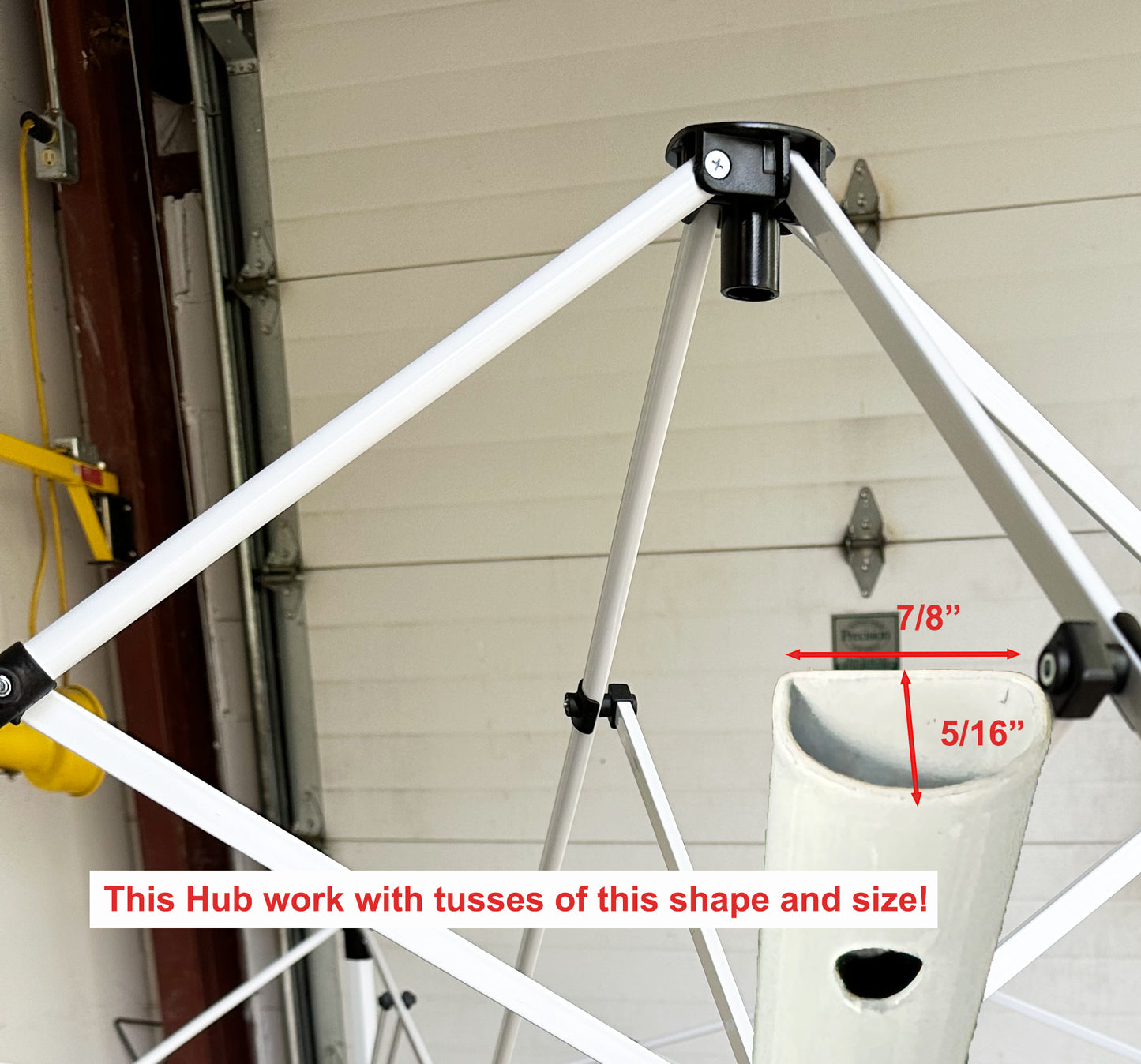 for Ozark Trail 10' x 10' Simple Push Straight Leg Canopy HUB Replacement Parts for Rounded Trusses.