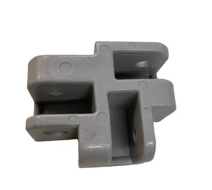 Canopy truss connector Part D O COBIZI 10x20 installed frame connection