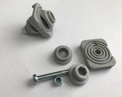 2 Sets Ends Truss Bars Cross Connectors for E-Z UP, Ozark Trail, Caravan, Coleman Canopy Replacement Parts Repair