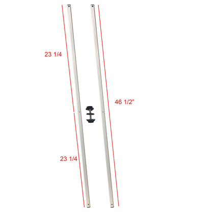 Copy of Repair Kit 46 1/2" for Quik Shade Quest, Ozark Trail, Coleman First Up Canopy Gazebo Shelter  Replacement Parts 2 TRUSS BARS