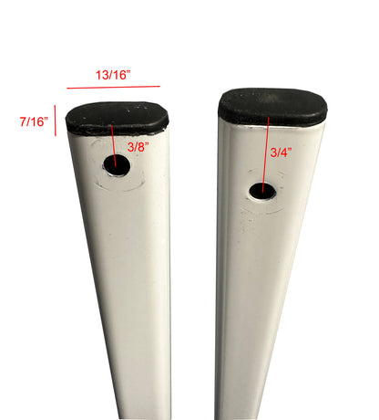 Copy of Repair Kit 46 1/2" for Quik Shade Quest, Ozark Trail, Coleman First Up Canopy Gazebo Shelter  Replacement Parts 2 TRUSS BARS