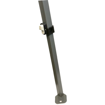 For Ozark Trail 10'x10' Straight Leg Canopy Gazebo Entire ADJUSTABLE LEG with SLIDER and Cap Replacement Parts (Gray)