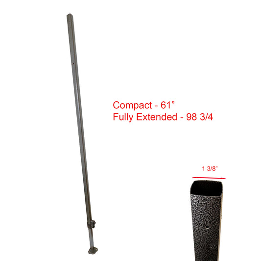 Adjustable leg replacement for COBIZI 10x20 canopy frame metal leg part