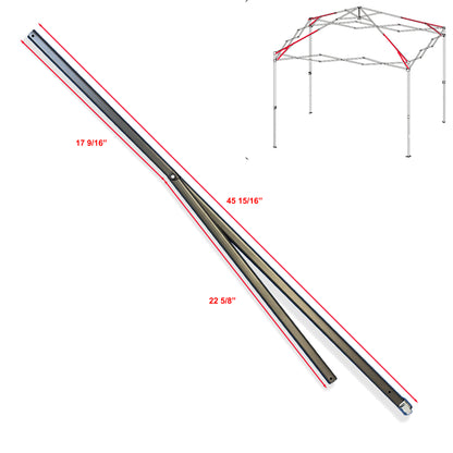 for CROWN SHADES 10x10 Pop Up Instant Canopy LOWER PEAK Truss Bars Replacement Parts