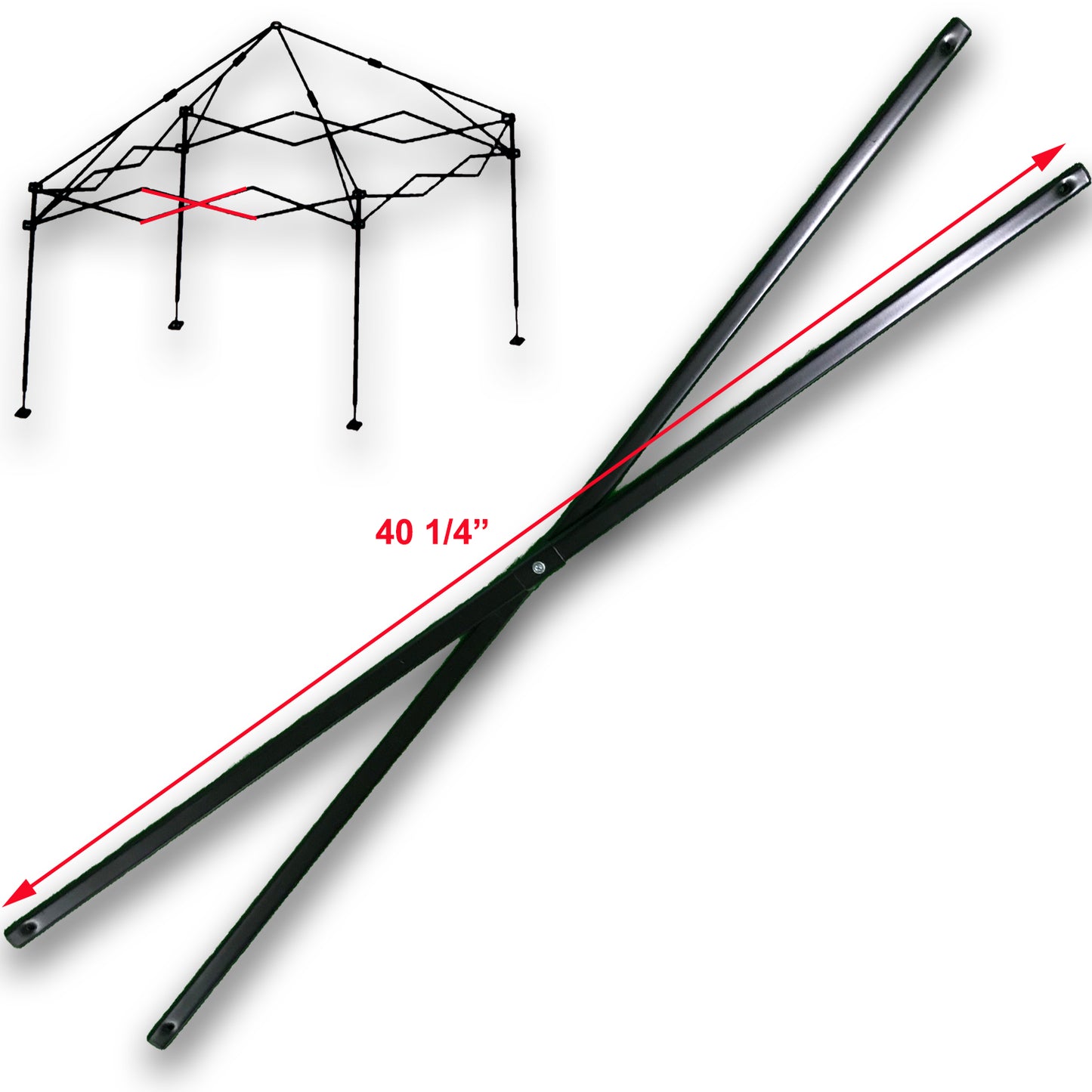 Ozark Trail Coleman First Up 10 X 10 Canopy Gazebo MIDDLE TRUSS Bar Replacement Parts