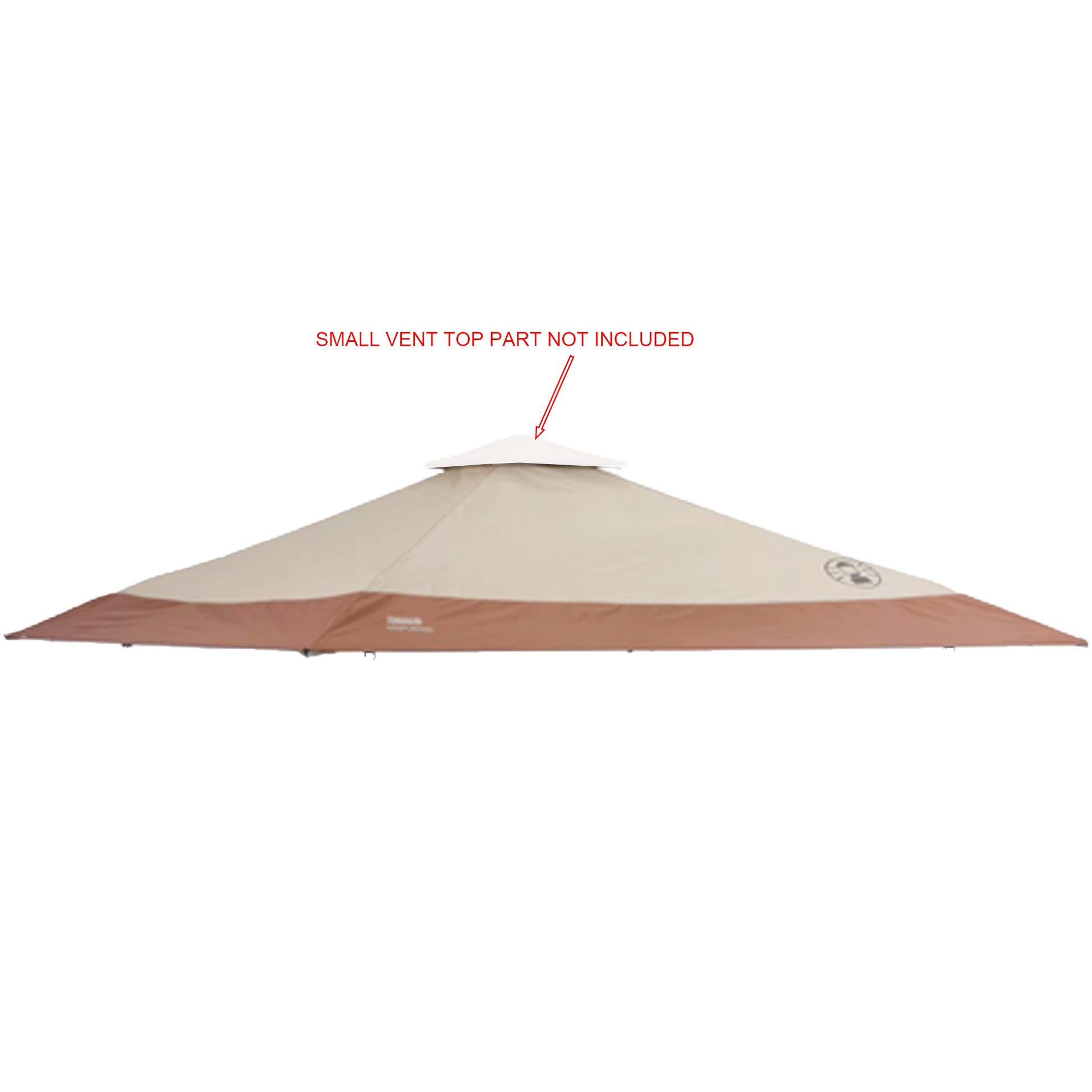 coleman shelter tent Canopy Top for Coleman 13' x 13' Instant Beach Canopy Eaved Shelter Re – Gazeparts.com