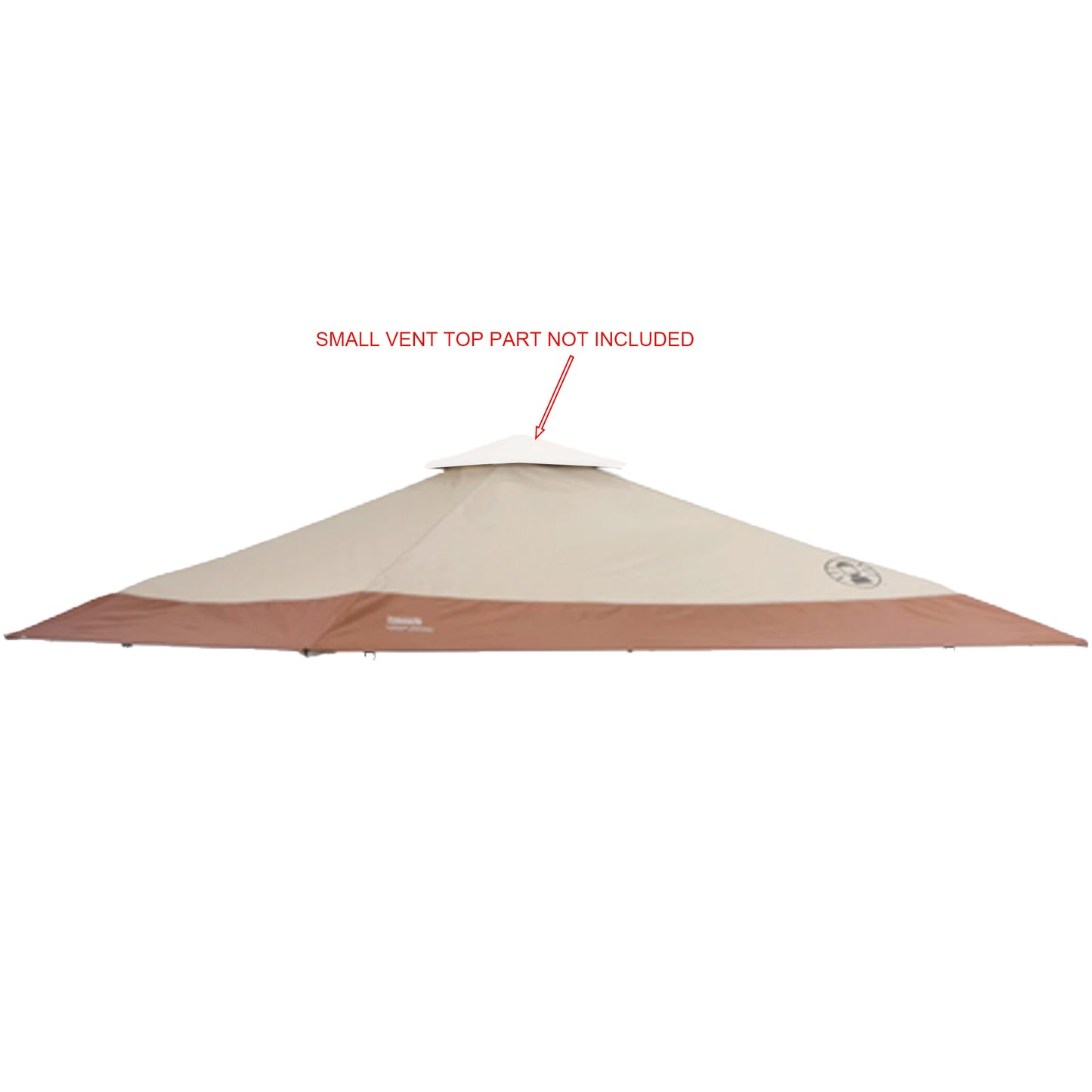 Canopy Top for Coleman 13' x 13' Instant Beach Canopy Eaved Shelter Replacement Parts(SMALL VENT TOP PART NOT INCLUDED)