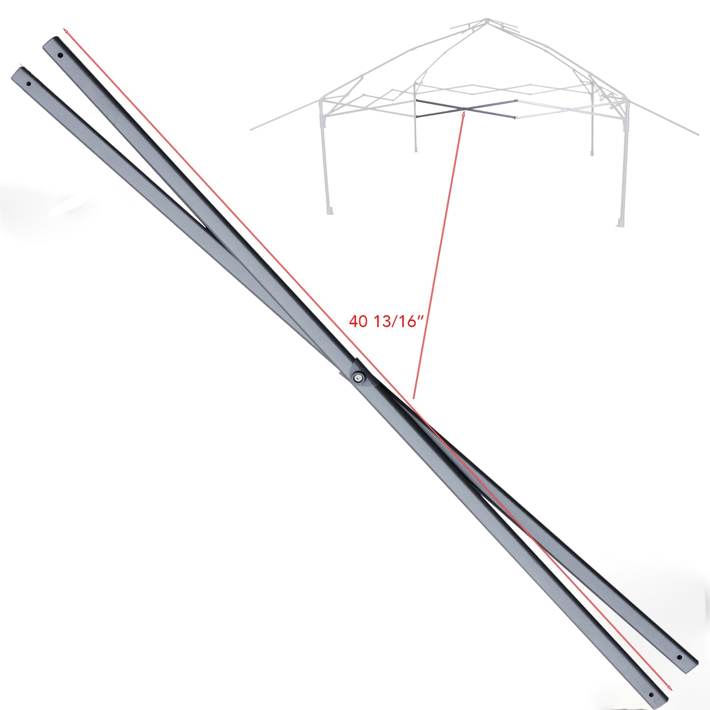 for Coleman 13 x 13 Straight Coleman Shelter Canopy Gazebo 40 13/16" Middle Truss Bar Replacement Parts