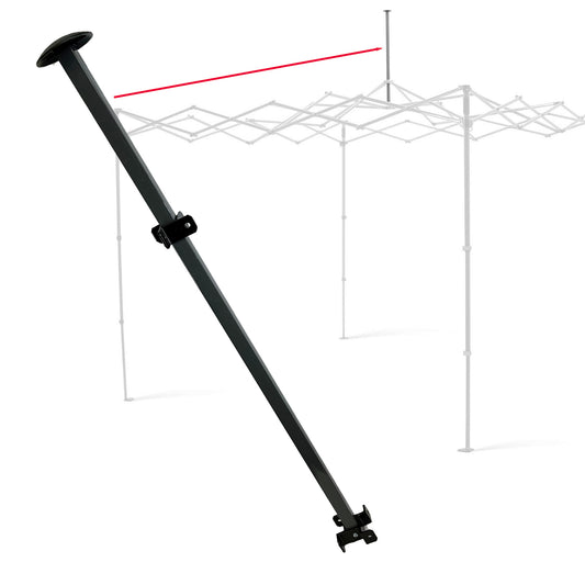 for Quik Shade Solo Steel 100 10' x 10' Straight Leg Canopy Peak Pole with Hub Replacement Parts