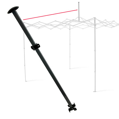 for Quik Shade Solo Steel 100 10' x 10' Straight Leg Canopy Peak Pole with Hub Replacement Parts