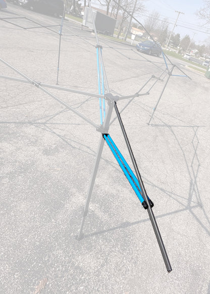 Replacement awning corner pole assembly for CORE 13x13 canopy eaved frame part