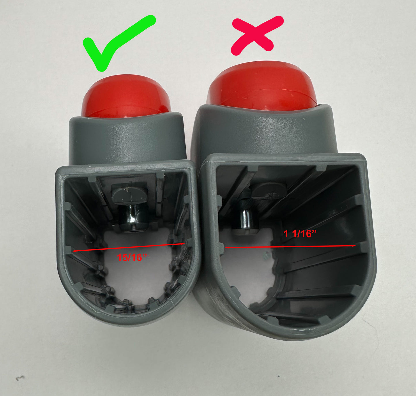 for Coleman 10' x 10', 12' x 12' 13' x 13' Canopy Shelter Gazebo Leg Lower SLIDER Replacement Parts (Small)