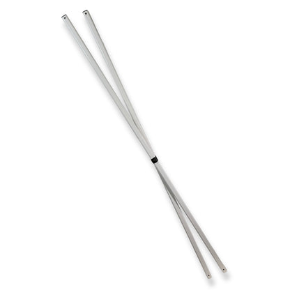 White X-truss bar replacement set for Academy Sports 10x10 slant-leg canopy.
