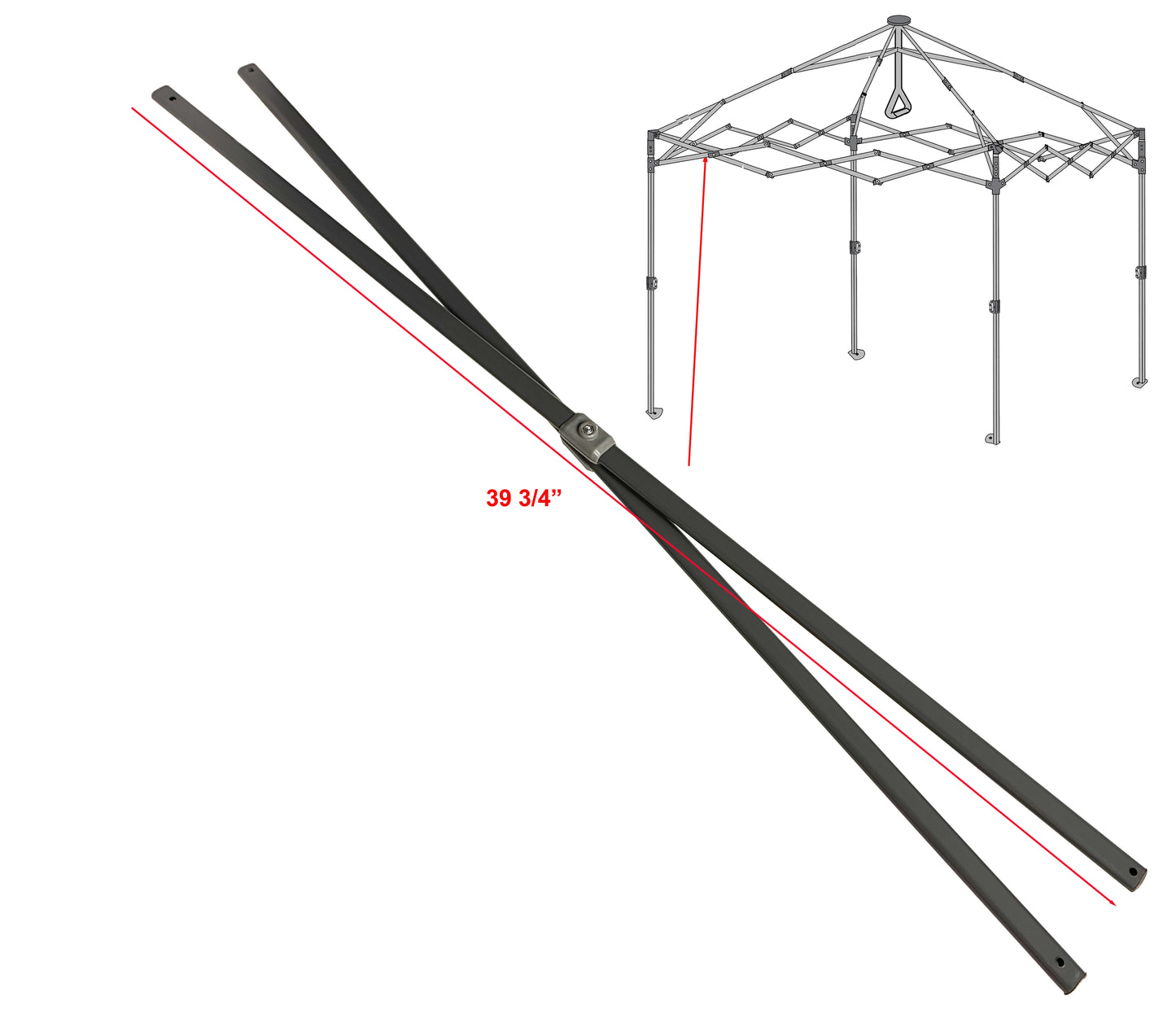 Parte superior del dosel para la pagoda del capítulo Ozark Trail 13' x 13' Gazebo Shelter Tent Parts