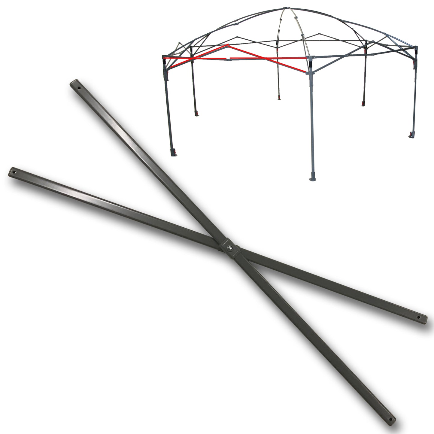 Coleman 10x12 Hex Back Home Instant Hexagon Canopy Screenhouse Peak Truss Bar Piezas de repuesto