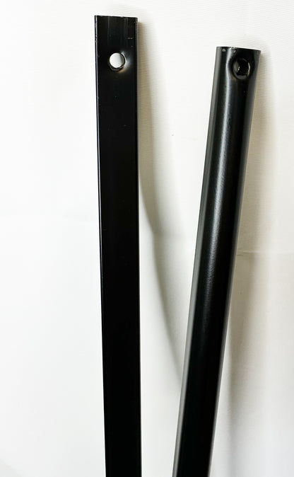 for Ozark Trail 10 X 10 Simple Push Canopy Gazebo Side Truss Bar Replacement Parts Black (Rounded)