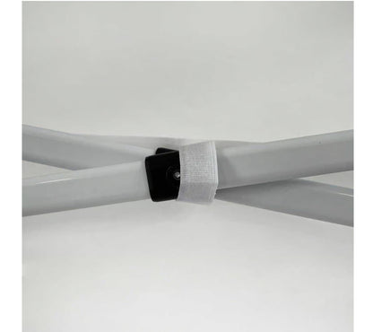 Hook and loop attachment for replacement pop-up canopy sidewall
