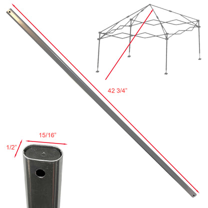 Upper Peak Truss Bar for Quik Shade Weekender Elite WE100 10x10 straight leg canopy. Measure your original truss before ordering.