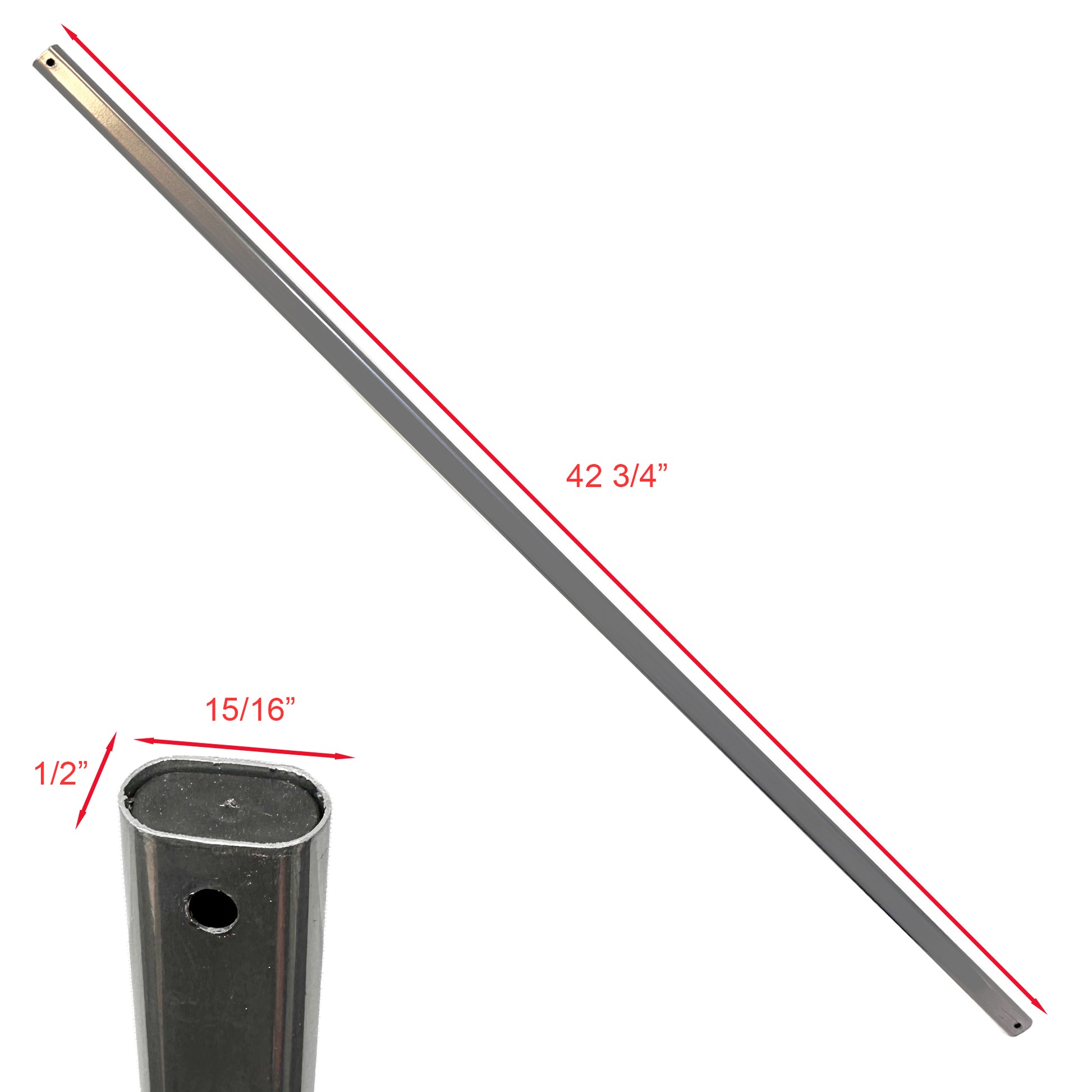 Upper Peak Truss Bar for Quik Shade WE100 10x10 Straight Leg Canopy Frame Replacement Part Close View
