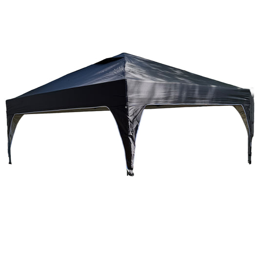 Canopy Top for Quest, DSG, Academy  Canopy Top Q100 10' x 10' Quick Lift Straight Leg Canopy Gazebo Replacement Tent Parts (Black)