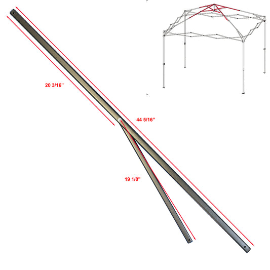 for CROWN SHADES 10x10 Pop Up Instant Canopy UPPER PEAK Truss Bars Replacement Parts