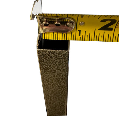Upper peak truss pole for canopy frame detail Part M A