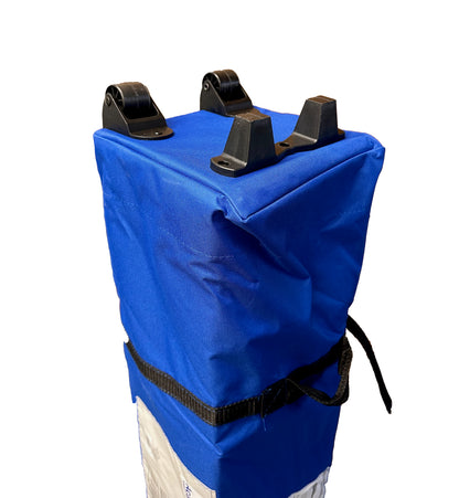 Bolsa de transporte con ruedas de 52 pulgadas para deportes académicos y actividades al aire libre, 10 pies x 10 pies, piezas de repuesto para toldo de pierna recta con un solo empuje