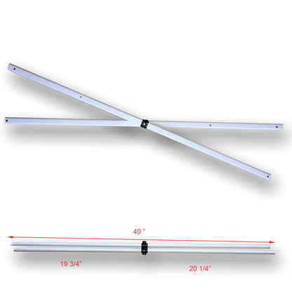 40-inch Side Truss Bar Replacement for Quik Shade 10x10 Commercial, Summit, and Weekender Canopies

