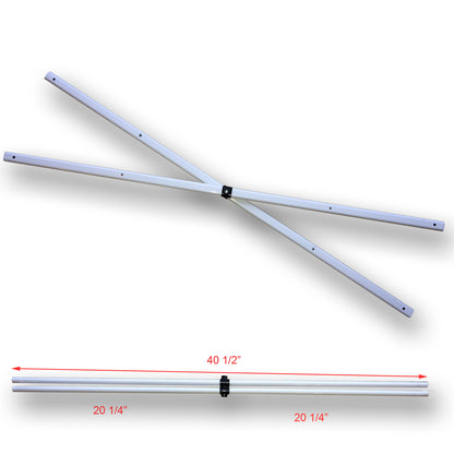 Middle Truss Bar Replacement for Quik Shade 10x10 Commercial C100, Summit, and Weekender Canopies
