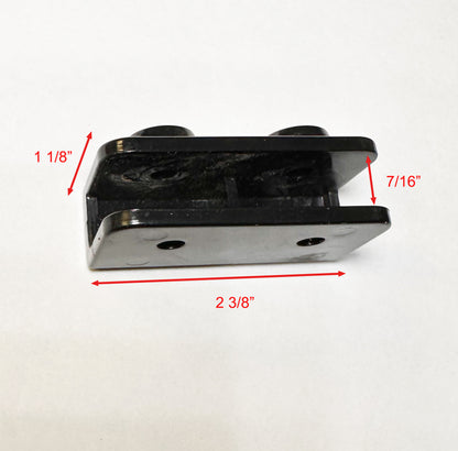 10x20 straight leg canopy connector showing connection points