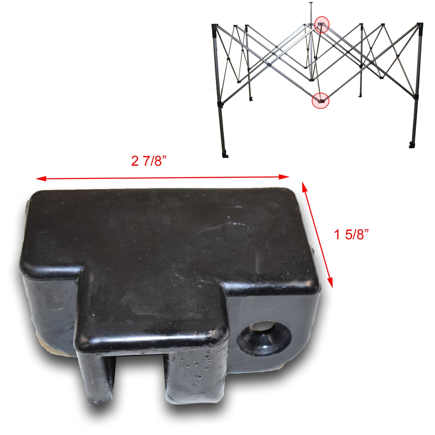 for ABCCANOPY S1 Commercial Deluxe, S2 Premium 10x10, 10x15, 10x20 Canopy Truss Connector Replacement Parts Part D, O