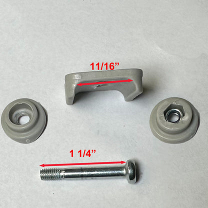 2 Sets Ends Truss Bars Cross Connectors for E-Z UP, Ozark Trail, Caravan, Coleman Canopy Replacement Parts Repair