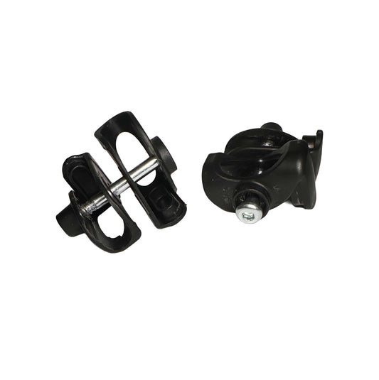 CROWN SHADES 10x10 canopy truss end connectors set of 2 black plastic replacement parts