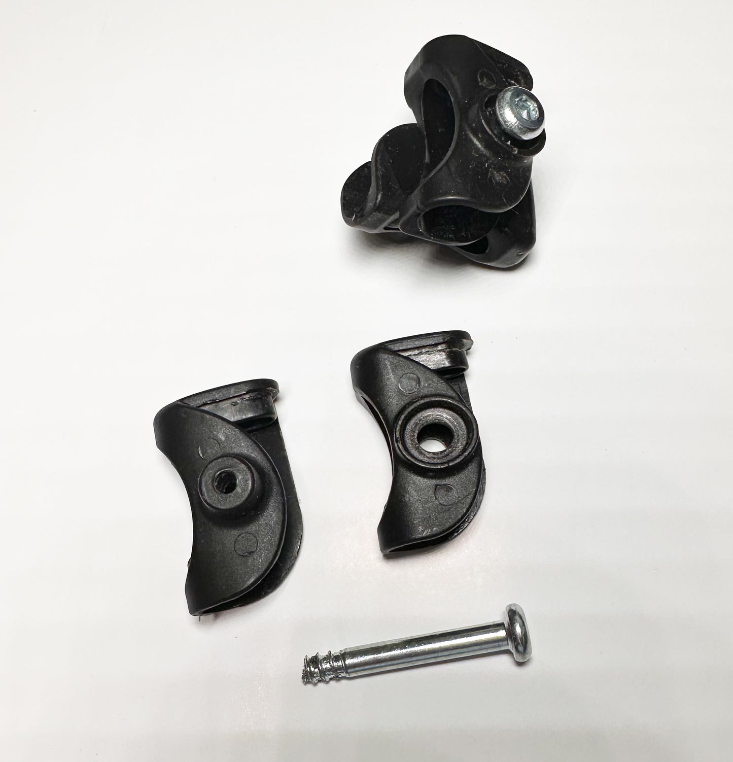 Angle view of truss end connector for CROWN SHADES 10x10 pop up canopy