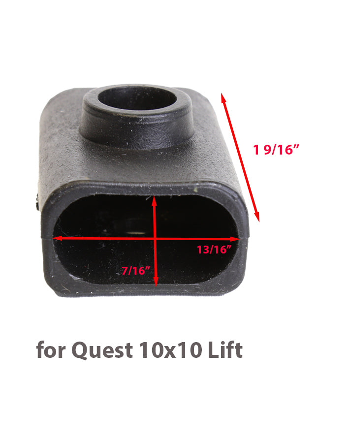 Quest Q100 Quick Lift Pata recta 10x10 Canopy Juego de 2 extremos de armadura Reparación de piezas de repuesto