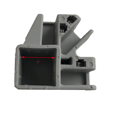 In this image, you can see Upper Leg Cap Connector Replacement Parts tailored for the E-Z UP 10" x 10" Straight Leg Canopy. These essential replacement pieces are integral to the assembly process, ensuring the continued stability and reliability of your canopy during outdoor events.