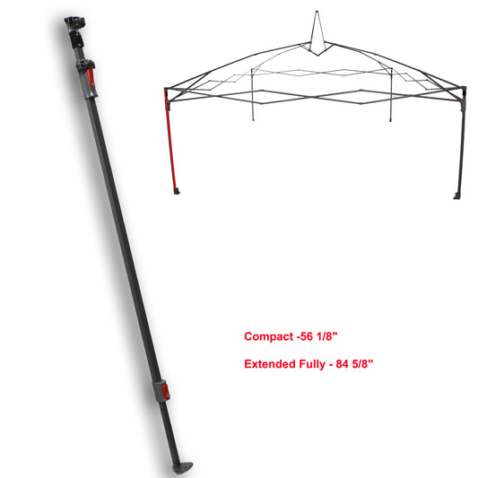 For Coleman 12' x 12' Straight Coleman New Style Shelter Canopy Extended Adjustable Leg with Slider & Cap Replacement Parts for Model # 2000024115
