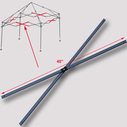 Quik Shade Expedition 10' X 10 Straight Leg Instant Canopy Gazebo Middle TRUSS Bar Replacement Parts