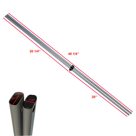 for Academy Sports + Outdoors 10 ft x 10 ft One Push Straight Leg Canopy  SIDE TRUSS Bars Replacement Parts