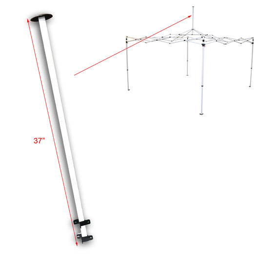 Caravan Canopy Sports 12' x 12' M-Series 2 Pro Upper Peak Pole with HUB Replacement Parts