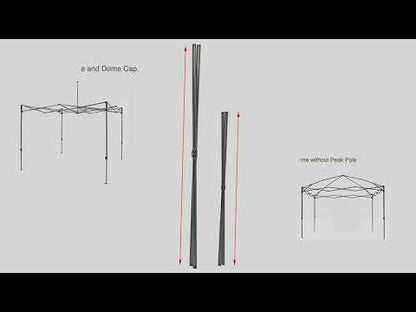 for ABCCANOPY S1 Commercial Deluxe, S2 Premium 10x10, 10x15, 10x20 ABC Canopy Pair of Truss Bars Replacement Parts (Part L)