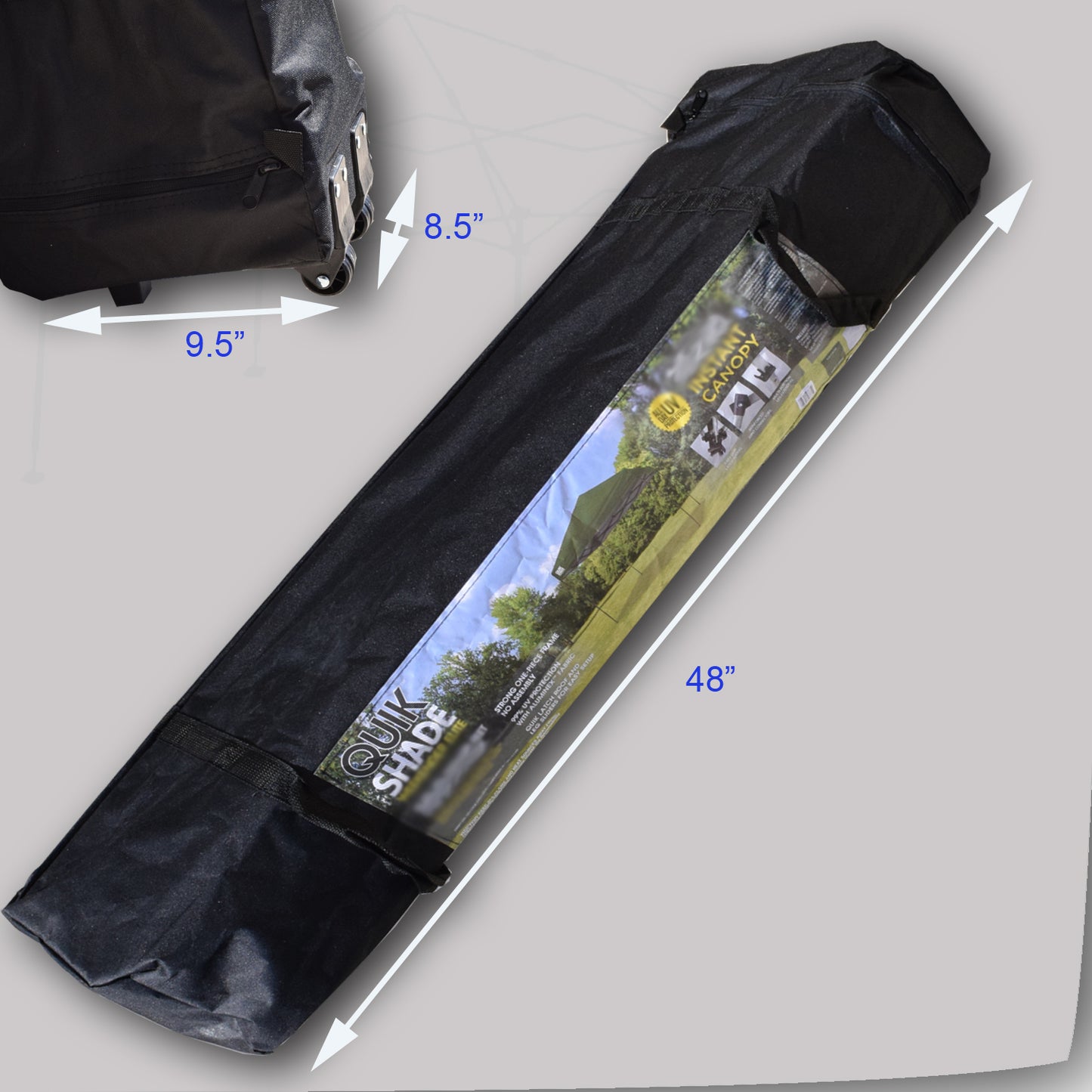 Wheeled Carry Bag 49" for Quik Shade Excursion, Summit Series, Commercial, Weekender  Canopy Replacement Part