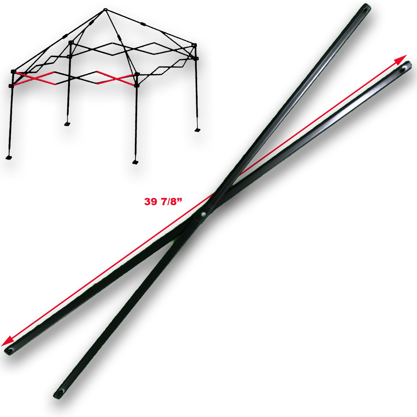 Ozark Trail Coleman First Up 10 X 10 Canopy Gazebo SIDE TRUSS Bar Replacement Parts